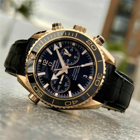 Omega Seamaster Planet Ocean Chronograph Rose Gold