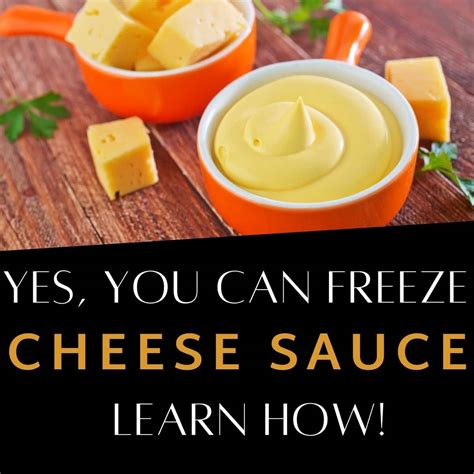 Can You Freeze Cheese Sauce? Yes you can. Learn How