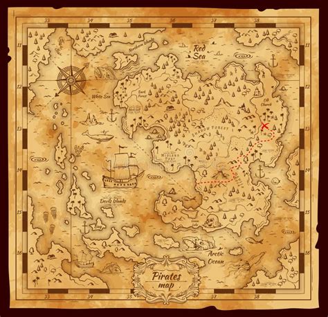 Old Pirate Map Old Pirate Map By Tbby On Deviantart C - vrogue.co