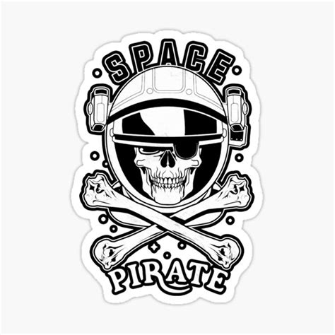 "Space-Pirate" Sticker for Sale by Grundelboy | Redbubble