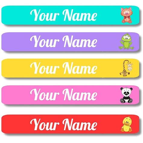 Personalized Labels for Kids School Supplies, Custom Stickers Name Labels-100 Pcs | Kids school ...