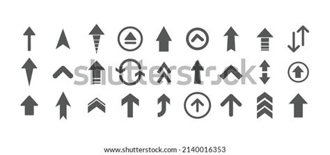 Arrows Set Arrow Icon Collection Flat Stock Vector (Royalty Free) 2140016353 | Shutterstock