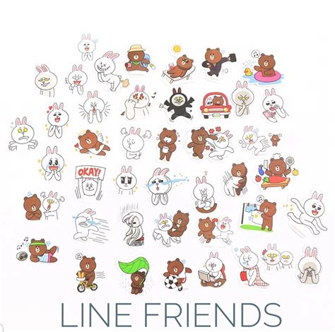 [S]Line friends stickers, Design & Craft, Others on Carousell