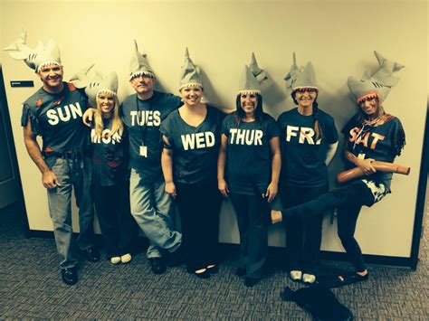 Shark Week group costume for work. | Group halloween costumes ...