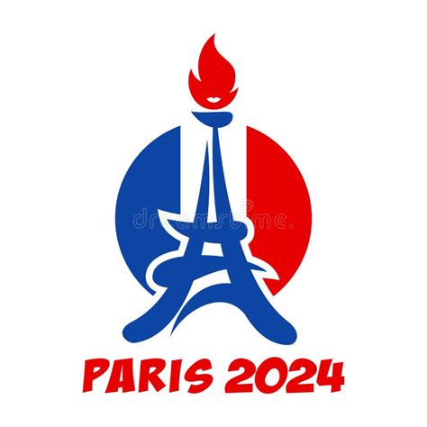 Olympic Games Paris 2024 Official Logo Symbol Abstract Editorial Stock ...