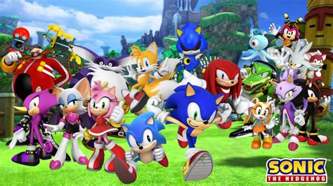 Sonic The Hedgehog Cast (30th Anniversary) by Pixiv4444 on DeviantArt