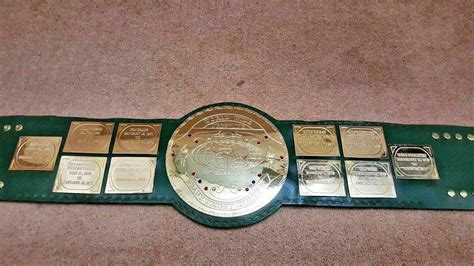 BIG GREEN World Wide Wrestling Heavyweight Champion Belt.Adult size - Wrestling