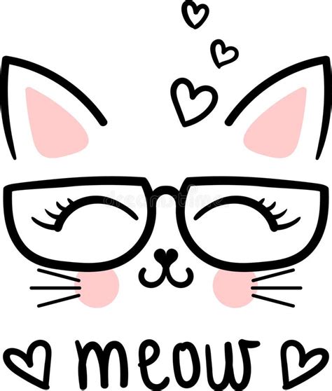 Cute Cartoon Cat Clipart Picture. Image: 247263566