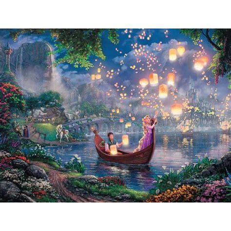 Thomas Kinkade Disney Collection Rapunzel Jigsaw Puzzle - Puzzle Haven