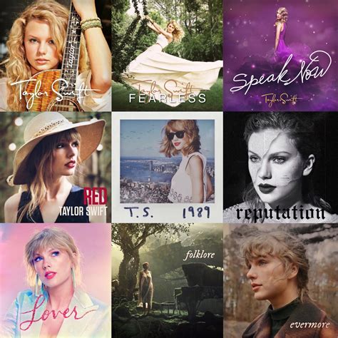 Taylor Swift Album Covers