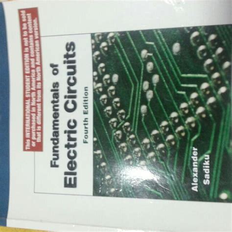 EE2001 Circuit Analysis Alexander Sadiku, Fundamentals of Electric ...