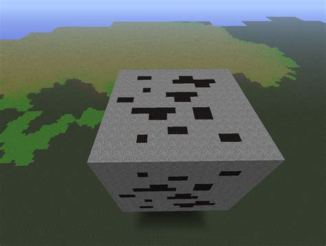 3D Coal Ore Minecraft Project