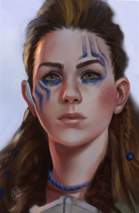 Aloy Fan art by GarroteFrancell on DeviantArt