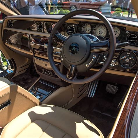 Interiors of Rolls Royce Sweptail