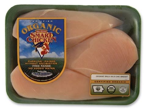 Smart Chicken Organic Boneless Skinless Breast Fillets