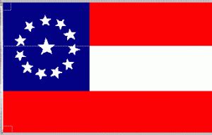 "STARS AND BARS" The First Confederate National Flag - Confederate Flags