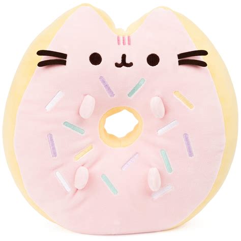 Buy D Sprinkle Donut Pusheen Squishy Plush Stuffed Animal Cat, Pink and ...