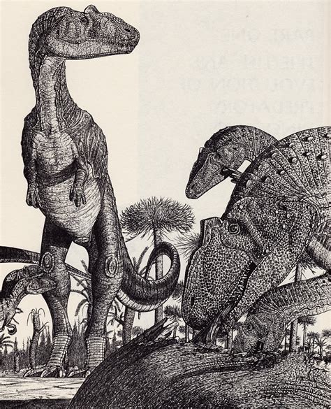 Love in the Time of Chasmosaurs: Vintage Dinosaur Art: Predatory ...