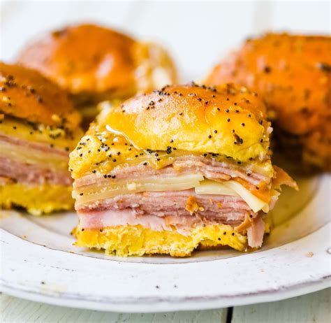 Baked Ham and Cheese Sliders – Modern Honey