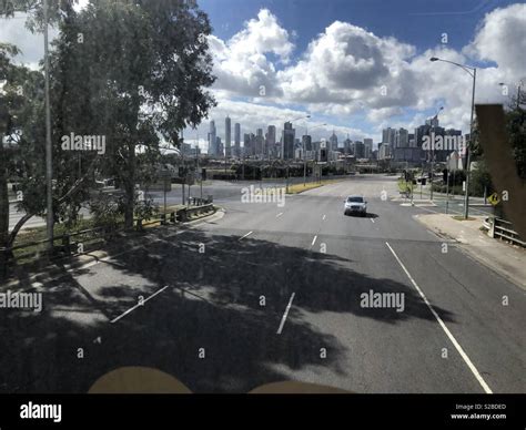 Melbourne city skyline Stock Photo - Alamy