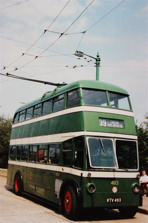 Nottingham City Transport trolleybus no.493, a Roe bodied B.U.T 9611T built in 1948. (Preserved ...