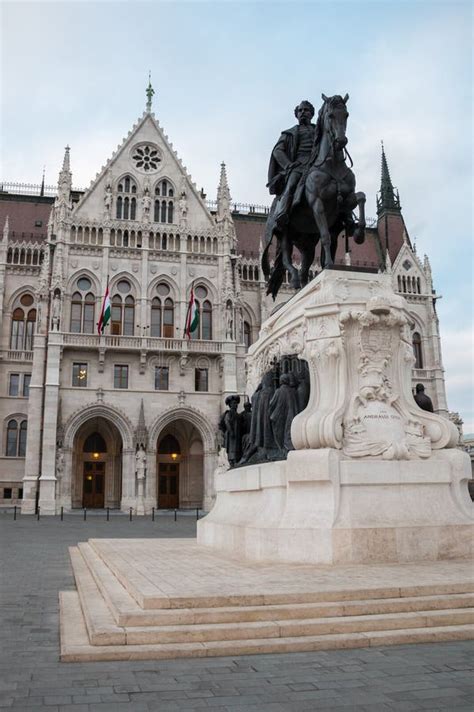 Statue Of Count Gyula Andrassy Near The Building Of Hungarian ...