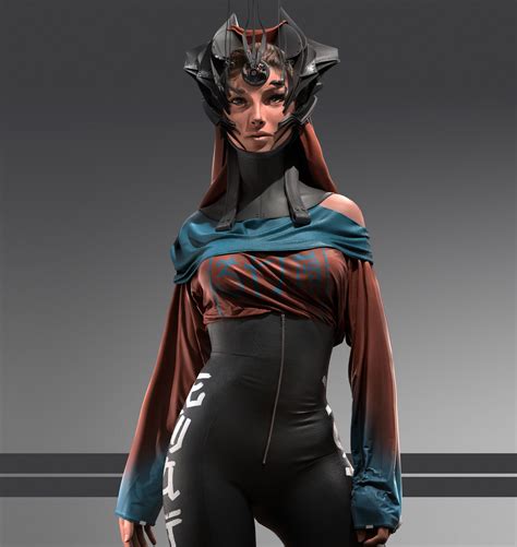 ArtStation - Sci-Fi Sports Girl