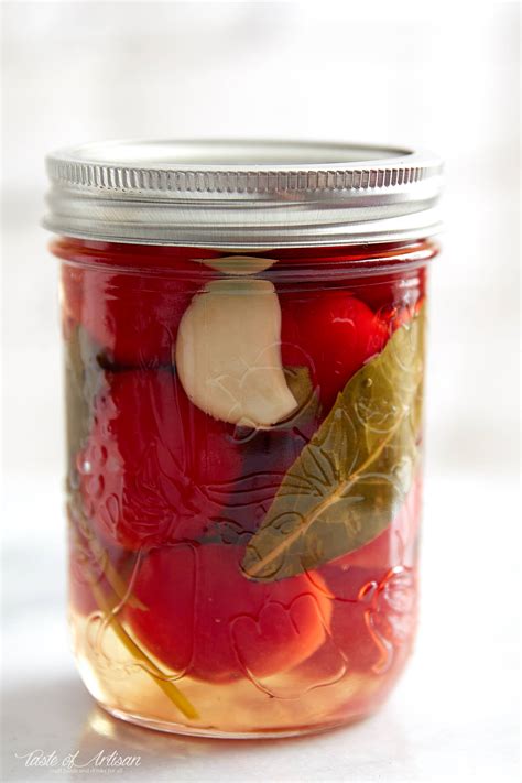 Pickled Cherry Peppers - Taste of Artisan