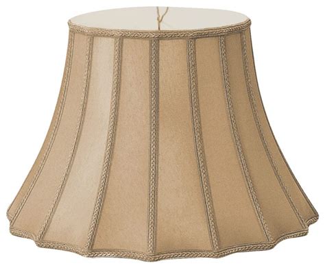 Scalloped Bell Vertical Piping Designer Lamp Shade