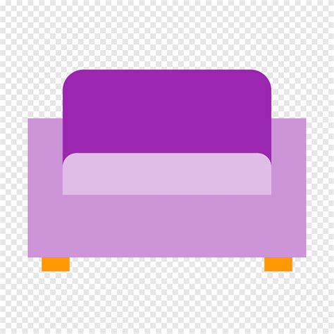 Computer Icons Deckchair Couch Living room, chair, purple, angle png | PNGEgg