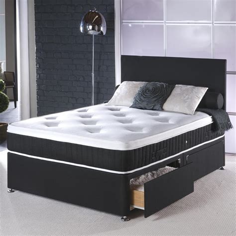 Double Divan Bed With Mattress - Soft Touch Beds