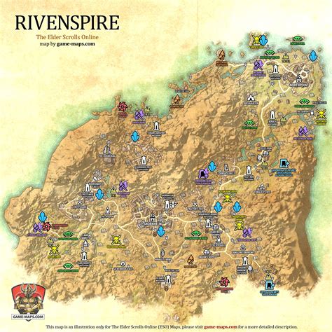 Rivenspire Map - The Elder Scrolls Online (ESO)