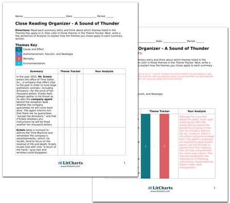 A Sound of Thunder by Ray Bradbury Plot Summary | LitCharts