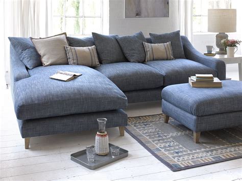 Oscar Chaise sofa in our Shaker blue herringbone | Chaise sofa, Sofa inspiration, Furniture ...