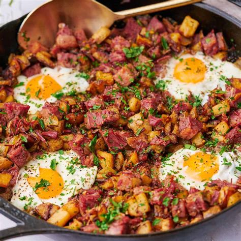 Corned Beef Hash and Eggs - A Full Living