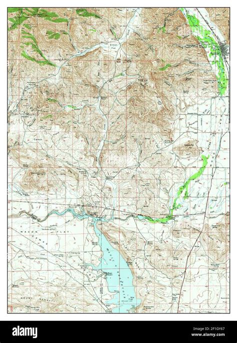 Bellevue, Idaho, map 1957, 1:62500, United States of America by Timeless Maps, data U.S ...