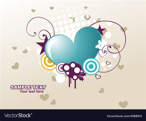 Heart abstract Royalty Free Vector Image - VectorStock