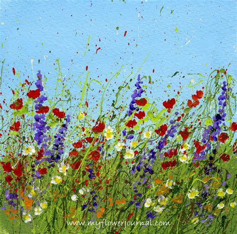 More Splattered Paint Art Ideas and Tips - My Flower Journal