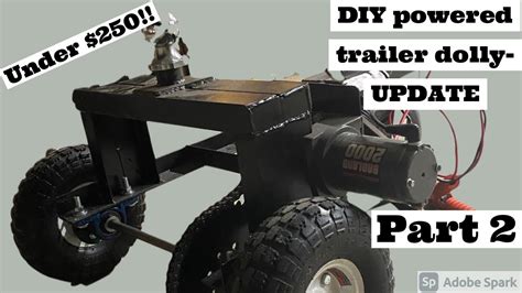 DIY Powered Trailer Mover - UPDATE - YouTube