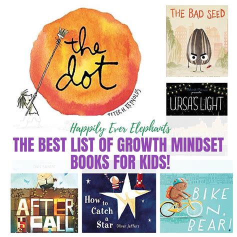 25 Growth Mindset Books for Kids to turn I CAN'T into I CAN’T YET! — Happily Ever Elephants