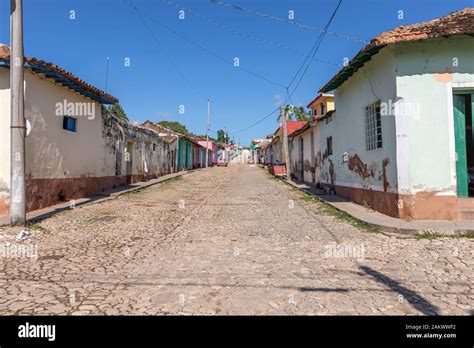 A street scene in Trinidad, Cuba, Caribbean Stock Photo - Alamy