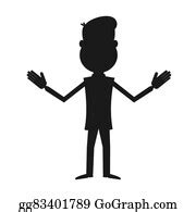 900+ Cartoon Businessman Silhouette Vector Clip Art | Royalty Free - GoGraph