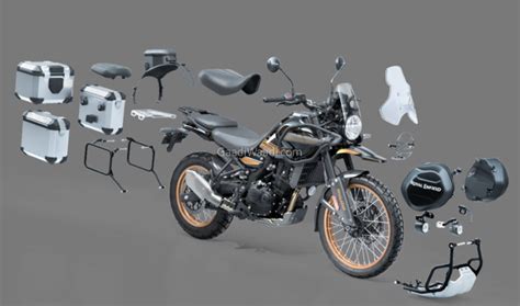 Royal Enfield Himalayan 450 Accessories Price List Out: Details