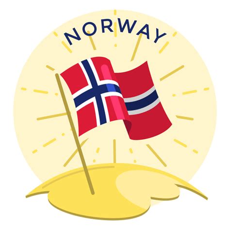 Norway Flag PNG & SVG Design For T-Shirts