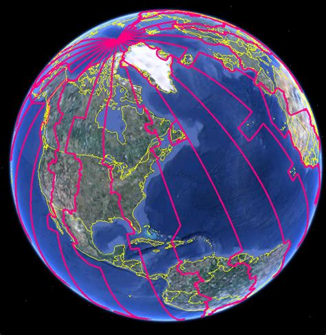 coordinate system - Rendering 3D timezones KML on a 2D map - Geographic Information Systems ...