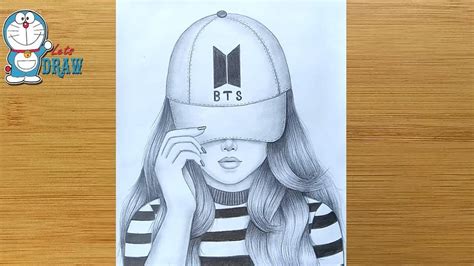 Farjana Drawing Beginner Bts V Drawings Easy