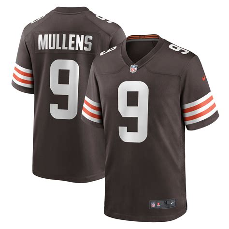 Men's Cleveland Browns Nick Mullens Nike Brown Game Jersey