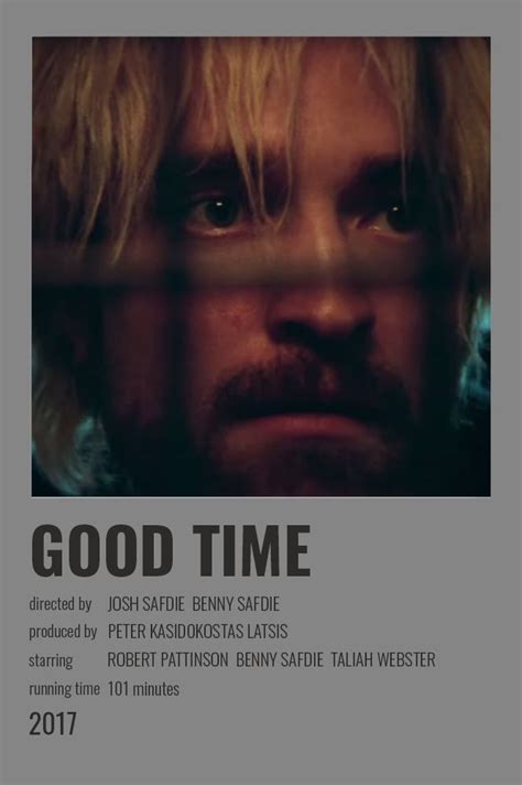 Good Time Polaroid Poster | Film posters minimalist, Alternative movie posters, Minimalist poster