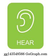 830 Human Anatomy Flat Ear Icon Clip Art | Royalty Free - GoGraph