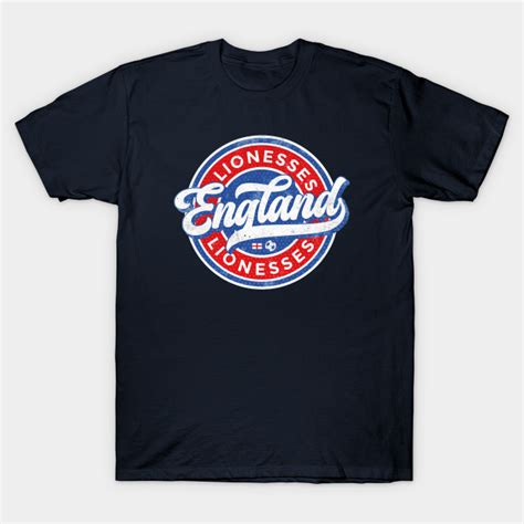 England Lionesses Football Badge (round) - England Lionesses - T-Shirt | TeePublic